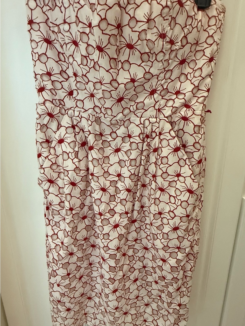 Jean Paul Gaultier White Dress with Red Belt